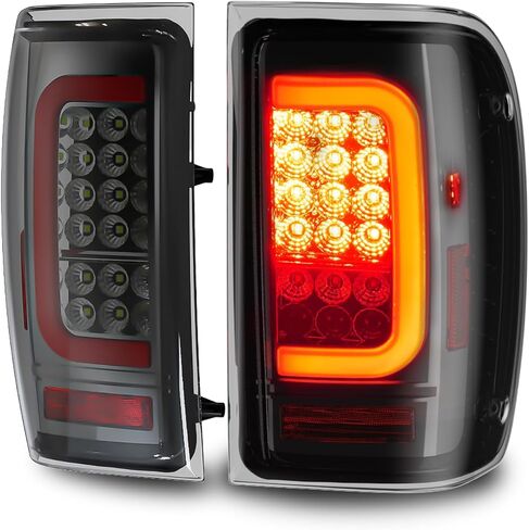 مصابيح خلفية LED كاملة متوافقة مع إشارة الانعطاف Ford Ranger 2001-2011، ضوء الفرامل، مجموعة الضوء الخلفي العكسي المدخن in Kuwait