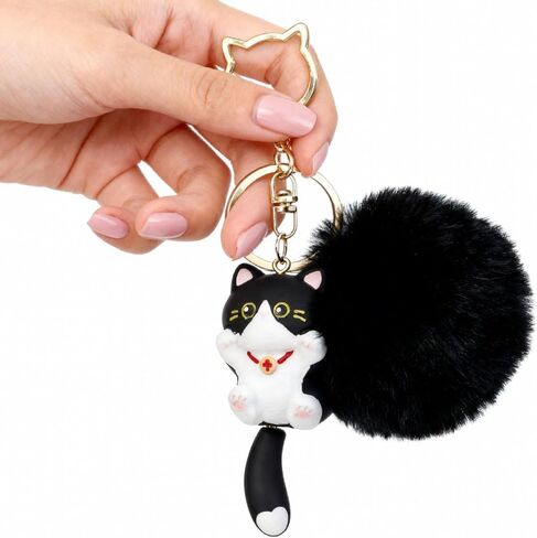 Cat Keychain bag charms for handbags Cute Keychains for Women Backpacks Accessories bag pendant keychain gift in Saudi Arabia