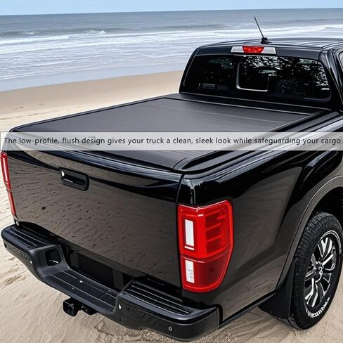 Hard Retractable Tonneau Cover for 2022-2026 Toyota Tundra 5.5' Bed | Heavy-Duty Aluminum Slats, Key Lock, Waterproof | Easy Install & T-Slot Rail System in Kuwait