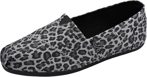 Skechers BOBS Women's Bobs Plush-Hot Spotted. Leopard Print Slip on Ballet Flat, 11 M US in Saudi Arabia