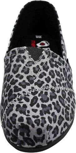 Skechers BOBS Women's Bobs Plush-Hot Spotted. Leopard Print Slip on Ballet Flat, 11 M US in Saudi Arabia