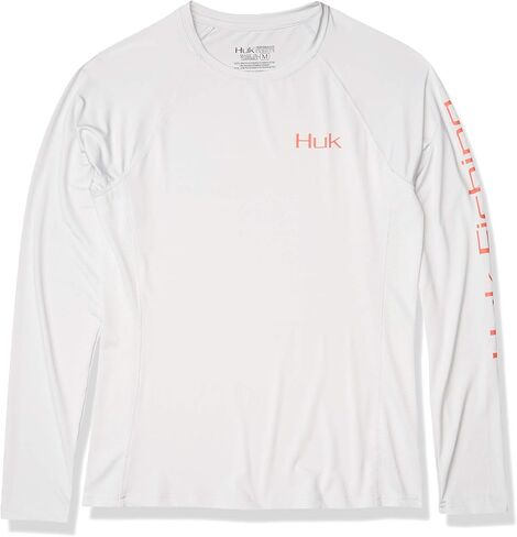 HUK Mens Pursuit Long Sleeve Shirt|Performance Shirt + Sun Protection in Saudi Arabia