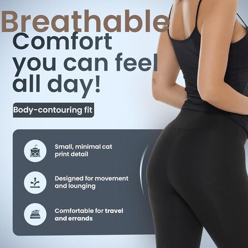 OSYA Mid Rise Leggings for Women — Soft Stretchy Comfortable Casual Everyday Leggings, All-Day Wear in Saudi Arabia