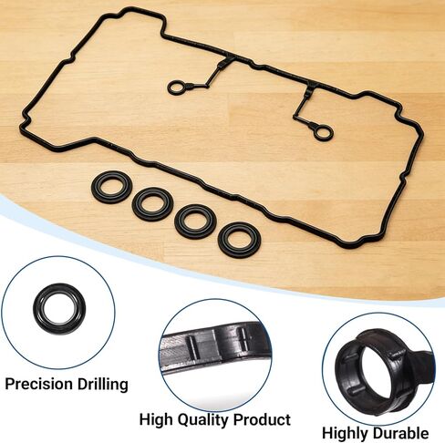 Valve Cover Gasket Set, 22441-2E000 Engine Head Valve Cover Gasket, Compatible with Hyundai Tucson Elantra Sonata Kia Forte Soul Optima 2011-2019 1.8 2.0 NA Replace VS50824R VS50644S in Kuwait