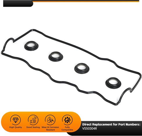 VS50304R Valve Cover Gasket Set, Engine Repair Gasket Seals Replacement Compatible with 1987-2001 Toyota Camry 1987-1999 Toyota Celica 1991-1995 Toyota MR2 RAV4 Solara 2.0L/2.2L in Kuwait