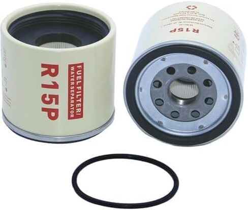 R15P Spin-On Diesel Fuel Filter Water Separator Element 30 Micron. Replace R15T Compatible with Racor 215R Series (1 PC) in Kuwait