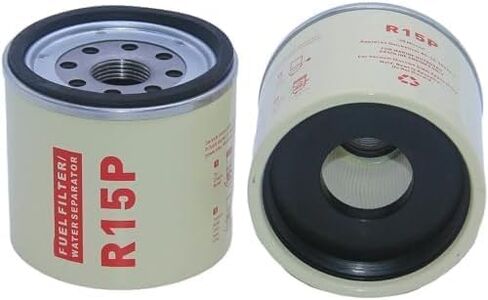 R15P Spin-On Diesel Fuel Filter Water Separator Element 30 Micron. Replace R15T Compatible with Racor 215R Series (1 PC) in Kuwait
