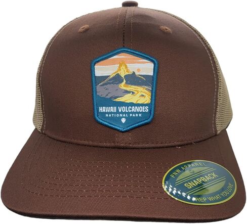 Hawaii Trucker Hat - Mesh Snapback Baseball Cap w/National Park Patch in Saudi Arabia