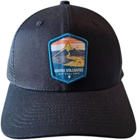 Hawaii Trucker Hat - Mesh Snapback Baseball Cap w/National Park Patch in Saudi Arabia