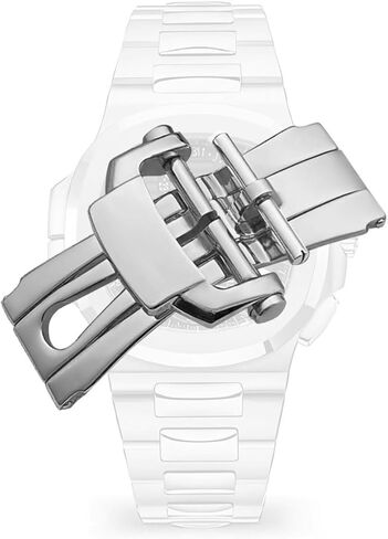 نوتيلوس المشبك للطي مشبك استبدال لباتيك فيليب نوتيلوس فراشة مشبك الفولاذ المقاوم للصدأ 18 مللي متر in Kuwait