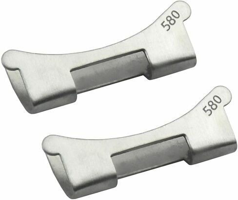 Ewatchparts 2 قطعة 580 وصلة نهاية قطعة متوافقة مع سوار ساعة رولكس إكسبلورر 1655 1665 أويستر مقاس 20 مم in Saudi Arabia