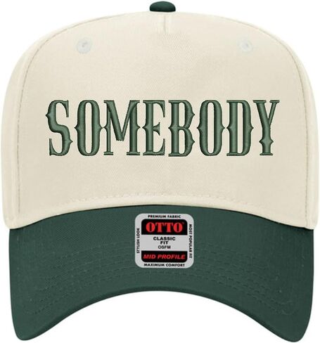 Somebody's Problem Hat | 2 Tone Trucker Hat | Unisex 5 Panel Adjustable Snapback Cap | Embroidered Cap | Country Music Fan in Kuwait
