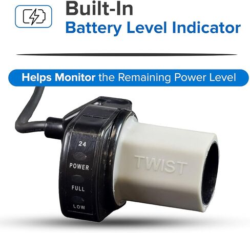 AlveyTech Variable Speed 62" 5-Wire Twist Grip Throttle for Razor iMod (Versions 1+) - Electric Scooter Hand Control Throttle Replacement in Saudi Arabia