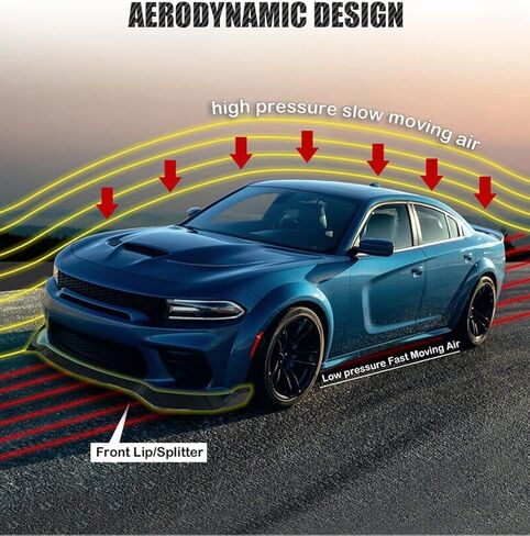 الجبهة حافة مصد السيارة متوافقة مع كرايسلر 300 300C 300S 2015 2016 2017 2018 2019 2020 2021 ألياف الكربون نمط سيارة الذقن المفسد الفاصل 3 قطعة in Kuwait