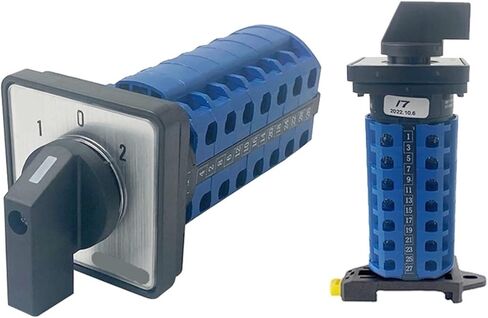 LW26-20/7 Rotary Cam Switch LW28 YMW26 20A 690V Silver Contact Changeover Rail Mount Seven Poles Power Control(45664) in Kuwait