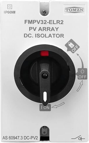 4P PV DC 1200V 32A IP66 Waterproof Rotating Handle Isolator Rotary Switch Disconnector for Distribution Box in Kuwait