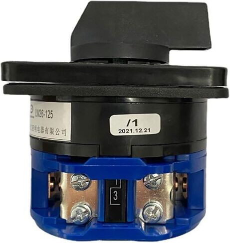 125A 1P Changeover Universal LW26-125/1 Current Rotating Dual Power Combination ON-Off-ON Rotary Cam Switch(0-1) in Kuwait