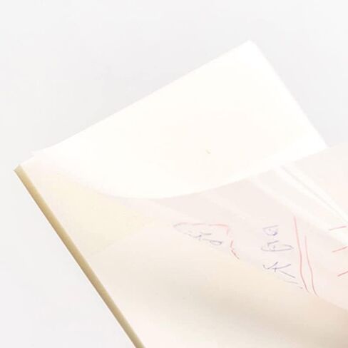 50 Sheets Transparent Notes 3x3 Inch, Clear Self-Stick Notes with & Strong, Translucent Notes for Office, Home, School, Students in Saudi Arabia