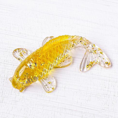Crystal Stone Gravel Lucky Koi Fish Figurine Resin Mini Quartz Fancy Carp Statue Home Decor Desk Ornament Gift in Saudi Arabia