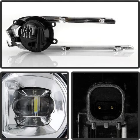 ACANII - For 2021 2022 2023 Toyota Sienna LED Bumper Fog Lights Driving Lamps w/Switch & Bezel Pair Set Left+Right in Saudi Arabia