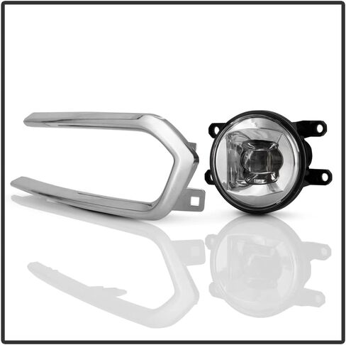 ACANII - For 2021 2022 2023 Toyota Sienna LED Bumper Fog Lights Driving Lamps w/Switch & Bezel Pair Set Left+Right in Saudi Arabia