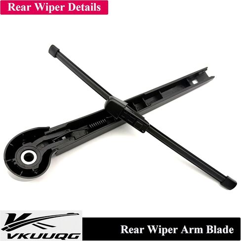 Rear Windshield Wiper Blade Arm Kit Replacement for VW GOLF MK6 MK7 2010-2019 | Fit Replaces OEM 98815-2J000 in Kuwait