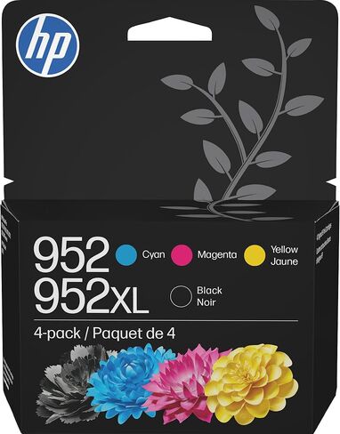 خرطوشة حبر سوداء أصلية HP 952 | تعمل مع HP OfficeJet 8702، HP OfficeJet Pro 7720، 7740، 8210، 8710، 8720، 8730، 8740 | مؤهلة للحصول على حبر فوري | F6U15AN in Kuwait