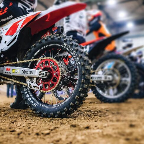 Hoosier Racing Tire 120/80-19 Spec HMX Dirt Bike Rear Tube Type Tire with Hoosier Keychain in Kuwait