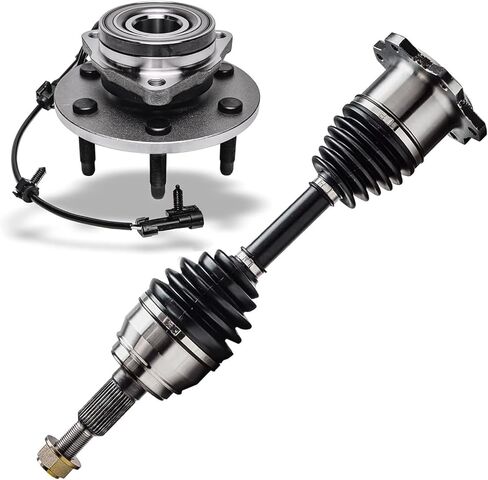 ALLCOMBO 4WD 6-Lug Front Left or Right CV Axle and Wheel Bearing Hub for 2002 2003 2004 2005 2006 Chevy Avalanche Silverado Suburban 1500, GMC Sierra Yukon XL, Escalade EXT ESV Replacement in Saudi Arabia