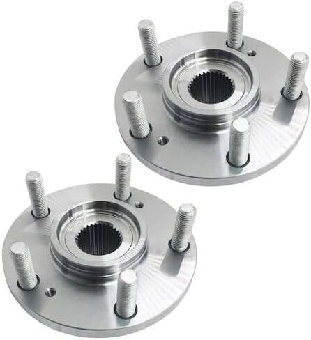 Front Wheel Bearing Hub Assembly Set of 2 - Compatible with 2006-2012 Hyundai Sonata in Saudi Arabia