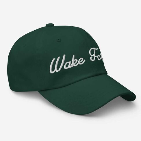 Wake Forest Baseball Cap Wake Forest Dad Hat Bold Baseball Script Wisconsin WI Hat Embroidered Souvenir Gift in Saudi Arabia