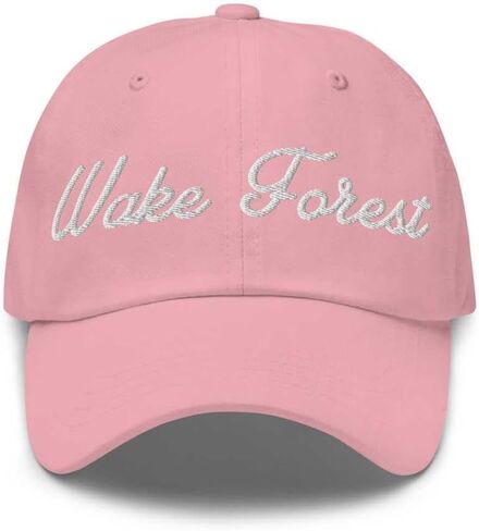 Wake Forest Baseball Cap Wake Forest Dad Hat Bold Baseball Script Wisconsin WI Hat Embroidered Souvenir Gift in Saudi Arabia