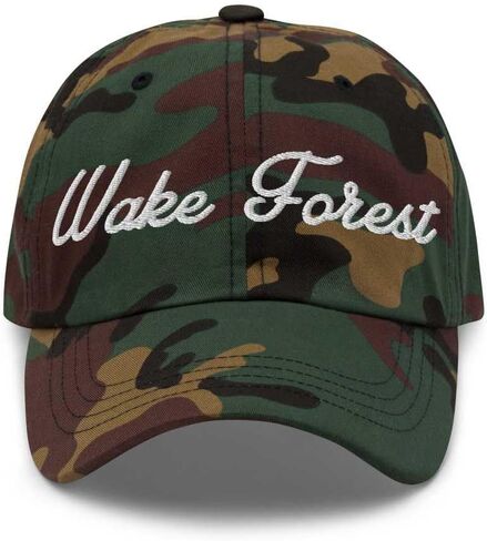Wake Forest Baseball Cap Wake Forest Dad Hat Bold Baseball Script Wisconsin WI Hat Embroidered Souvenir Gift in Saudi Arabia