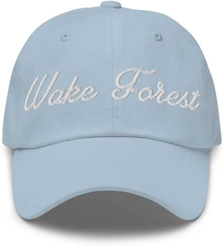 Wake Forest Baseball Cap Wake Forest Dad Hat Bold Baseball Script Wisconsin WI Hat Embroidered Souvenir Gift in Saudi Arabia