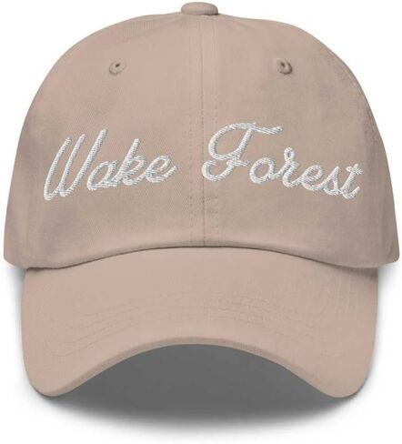 Wake Forest Baseball Cap Wake Forest Dad Hat Bold Baseball Script Wisconsin WI Hat Embroidered Souvenir Gift in Saudi Arabia