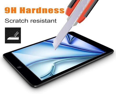[2 Pack] Screen Protector For iPad Air 5 Air 4 10.9 Inch Tempered Glass Film Guard For iPad Pro 11 Inch 2022&2021&2020 Release, Scratch Resistant Face ID Pencil Compatible in Saudi Arabia