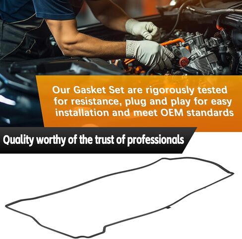 VS50614R Valve Cover Gasket Set Compatible with Honda Accord CR-V Civic Element Crosstour 2002-2015 2.4L for Acura RDX RSX TSX 2007-2012 2.4L in Kuwait