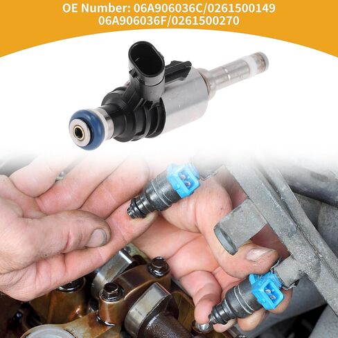 1 Pc No.06A906036C/0261500149/06A906036F/0261500270 Fuel Injector for Volkswagen Beetle 1.8L 2014-2017 Car Engine Flow Match Fuel Nozzle in Kuwait