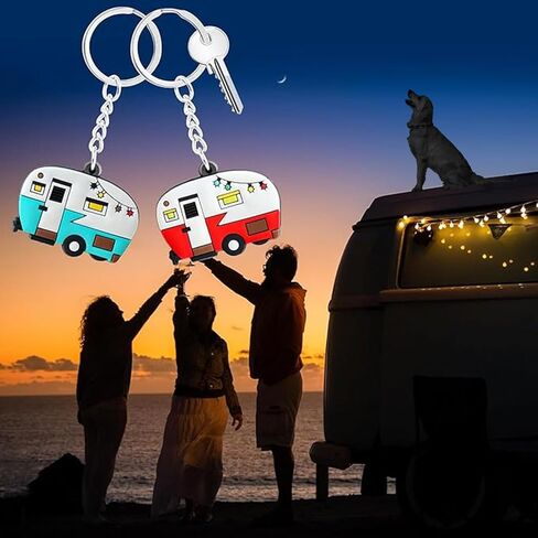 RV Camper & Pet Fur Keepsake Keychain Set - Memory Set for Travel with Dog Cat, Camping Gift for Pet Lovers in Kuwait