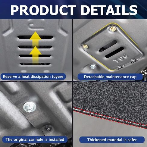 Manganese Steel Engine Splash Shield Fit for BMW X1 2016-2022 Engine Case Guards Suitable for BMW X2 2018-2022 Under Engine Cover Mud Flaps Directly Replace Original in Kuwait