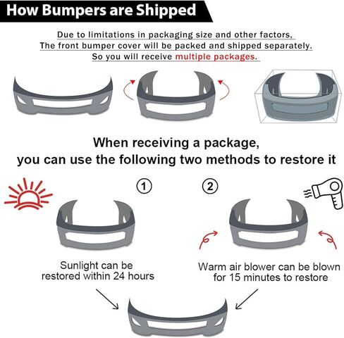 Complete Front Bumper Cover Kit Compatible with 2018 2019 2020 Toyota Camry SE/XSE Sedan Bumper Cover With Upper&Lower Grille Assembly 12pcs Body Kit Replacement in Kuwait