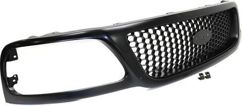 Garage-Pro Grille Assembly for Ford F-150 1999-2003 XL XLT Lariat Also fits 2004 Heritage Black Models w/o STX Edition; Honeycomb Grille Replaces# 3L3Z8200BA in Saudi Arabia