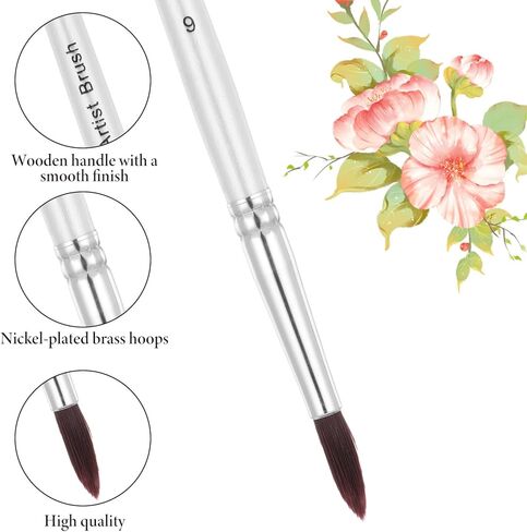 10PCS Paint Makeup Brushes, Face Paint Brushes, Acrylic Paints Brush Set for Face Body Painting, Suit for Valentine Chrismas Halloween Cosplay Party Arty Stage Makeup in Saudi Arabia