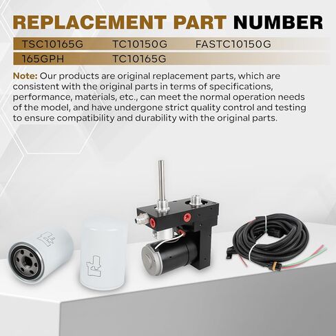 165GPH Diesel Fuel Lift Pump System Compatible with 2001-2010 Chevy Silverado GMC Sierra 6.6L V8 Duramax, Replacement for TC10150G TC10165G FASTC10150G TSC10165G in Kuwait