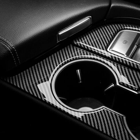 Cnaurda 1 Piece Carbon Fiber Pattern Car Central Gear Shift Panel Cover Interior Trim Compatible with Genesis G70 2019-2025 Accessories in Kuwait