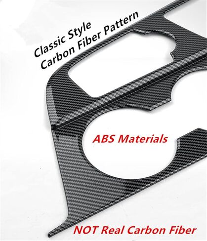 Cnaurda 1 Piece Carbon Fiber Pattern Car Central Gear Shift Panel Cover Interior Trim Compatible with Genesis G70 2019-2025 Accessories in Kuwait