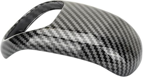 Gear Shift Knob Cover Shifter Head Cap Trim Protector for Jeep Grand Cherokee 2014 2015 Dodge Charger Chrysler 300C 2012 2013 2014 Interior Accessories (Carbon Fiber Look) in Kuwait