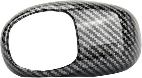 Gear Shift Knob Cover Shifter Head Cap Trim Protector for Jeep Grand Cherokee 2014 2015 Dodge Charger Chrysler 300C 2012 2013 2014 Interior Accessories (Carbon Fiber Look) in Kuwait