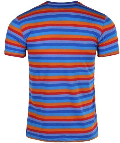 Men's Striped T-Shirt Collection - Casual & Comfortable Cotton Tees, Variety of Colors in Saudi Arabia