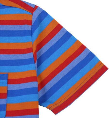 Men's Striped T-Shirt Collection - Casual & Comfortable Cotton Tees, Variety of Colors in Saudi Arabia